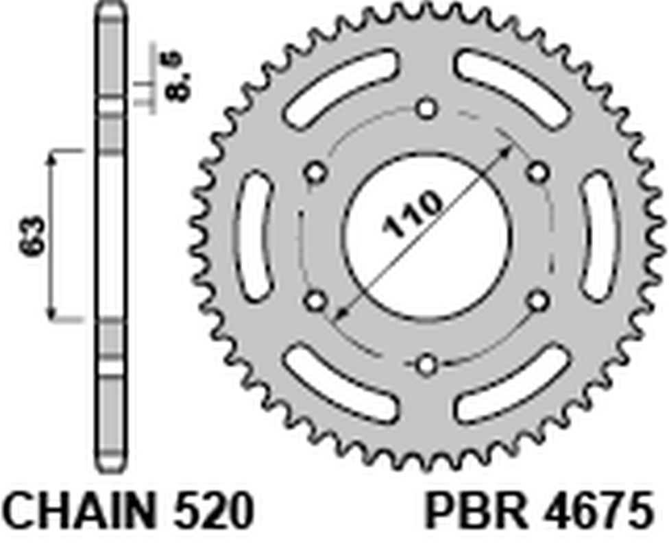 PBR 4675 43 C45 (JTR890.43)